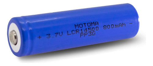 Motoma 5 X Rechargeable Battery Pila 14500 3.7V 800mAh Real 0