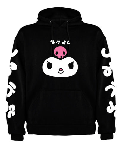 Buzo Canguro Kuromi Japan - Aesthetic Goth Kawaii Infantil 0