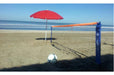 Set Red De Fútbol Tenis + Bolso + Soporte Playa Jardín 3