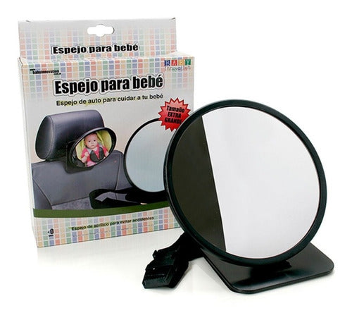 Espejo Trasero Retrovisor Para Auto  Baby Innovation 0