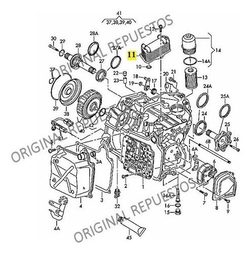 Radiador Enfriador De Aceite Caja Automatica Dsg Audi A3 Tt 2