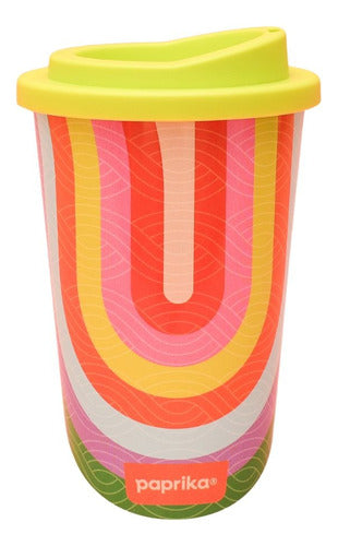 Reusable Design Thermal Plastic Coffee Cup 380cc 0