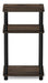 Furinno 3-Tier Auxiliary Table, Walnut Columbia/Black 1