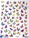 Self-Adhesive Nail Stickers - Butterflies - Nail Art 70