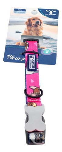 LILI MASCOTA Adjustable Dog Collar Design Ribbon M 38-45 Cm 0