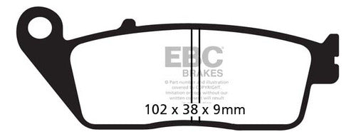 Pastilla Freno Ebc Fa226hh Honda Cb 600 Fw/fx Hornet 98-99 F 2