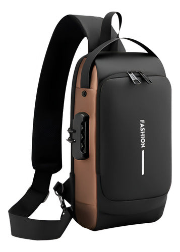 Fashion Premium Shoulder Backpack Waterproof Bag with USB Port 7