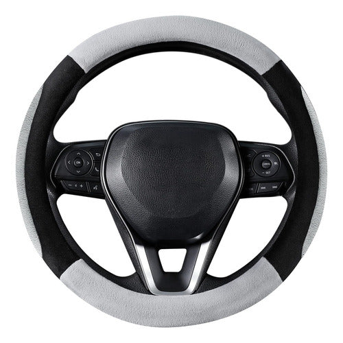 SEG Direct Universal Plush Steering Wheel Cover for Winter 0