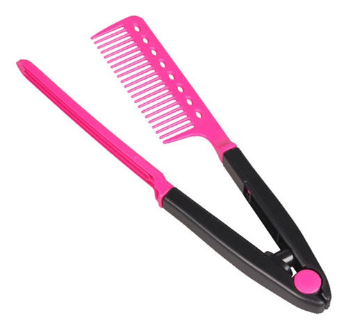 Ao ZHI YA Double Flat Iron/Styling/Brush/Botox Hair Comb 0