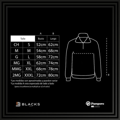 Pampero Medium Zip Cotton Sweatshirt 5