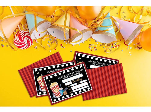 Invitaciones A Fiestas De Cumpleaños De Películas - Suminist 3