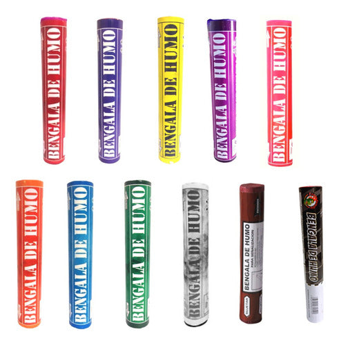 Color Smoke Bombs - Pack of 4 Units, Choose Your Colors 0