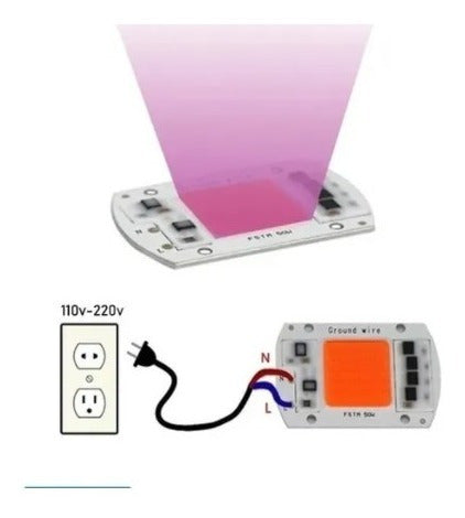 10 Led Para Cultivos Led Cob Indoors Full Spectrum 220v 2