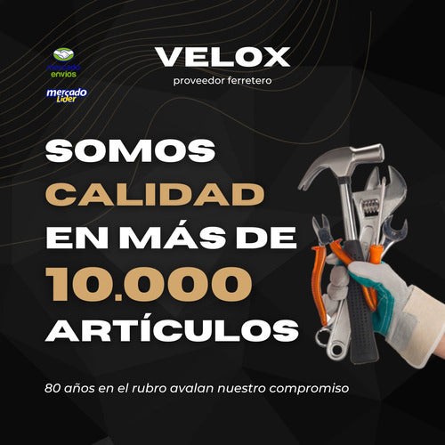 Velox Profesional Bisagra Herrero 60x33x2.5 Reversible X 12 Unidades Porton 4