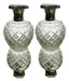 Cristal Imperial Perfume Bottles with 925 Silver Top - Price for the Pair 0