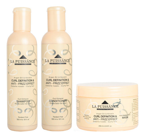 La Puissance Kit Shampoo + Conditioner + Curl Mask 0