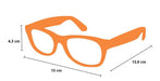 NO-ON Stylish Flex Lightweight Prescription Glasses Frame Noon 1122 3