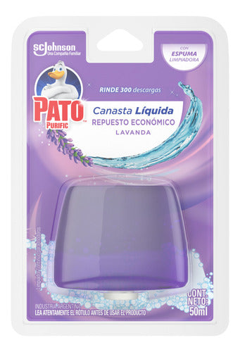 Pato Purific™ Lavender Liquid Basket Toilet Cleaner 300 Flushes 0