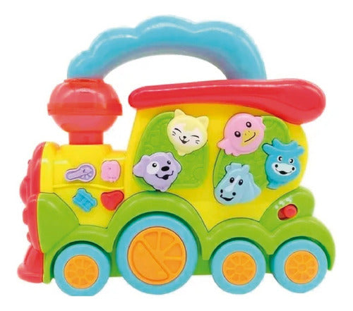 Poppi Musical Educational Train Interactive Farm 0