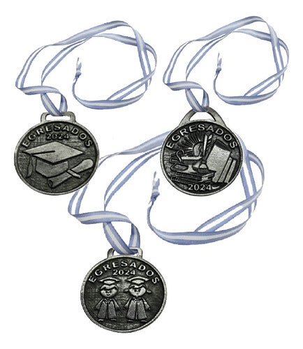 RM 40 Medals Graduates w/ Ribbon & School Name Printed on Back 1