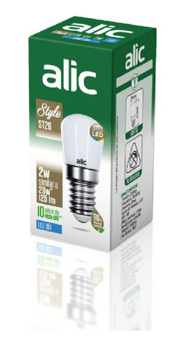 Alic Led Lamp St26 Style 2W Opal E14 X 10un 1