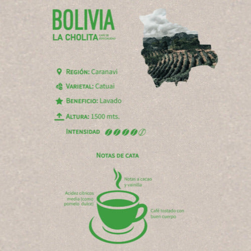 Cafe Especialidad P/cap Bolivia La Cholita 250gr-caffettino 1