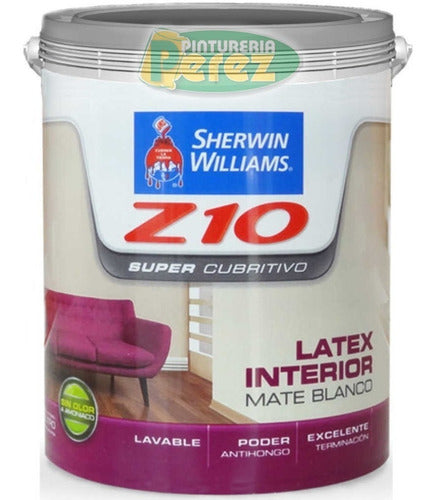 Sherwin Williams Latex Z10 Interior 20 Lts Washable Paint 0