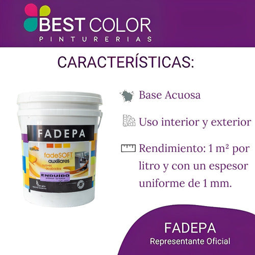 Fadepa Enduido Plástico Exterior Interior 10 Litros 1