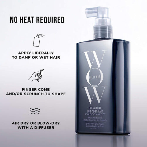 Color Wow Dream Coat Spray for Curly Hair Anti-Humidity No Water 3
