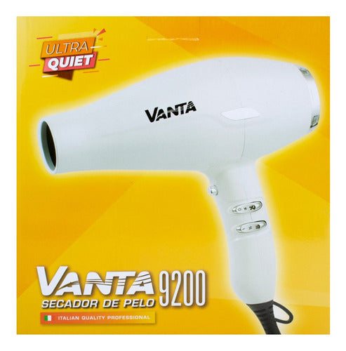 Vanta 9200 Ultra Quiet Secador De Pelo Profesional 2000W 6C 1