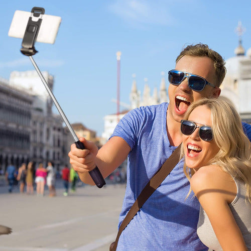 Trípode Selfie Stick, Bluetooth Selfie Stick Extensible Con 1