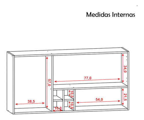 Armario Suspenso 120cm 753am Freijo Gris Ktp 4