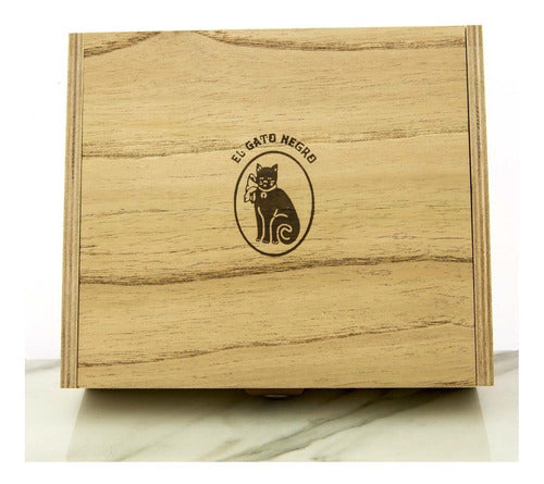 El Gato Negro Large Wooden Tea Box Gift Set 1