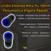 Kit 50 Peças União Reta 10mm Pneumática - Eficiência 3