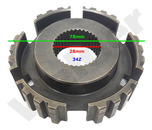 Engranaje Maza Para Volkswagen Polo Golf 5ª Diesel 1