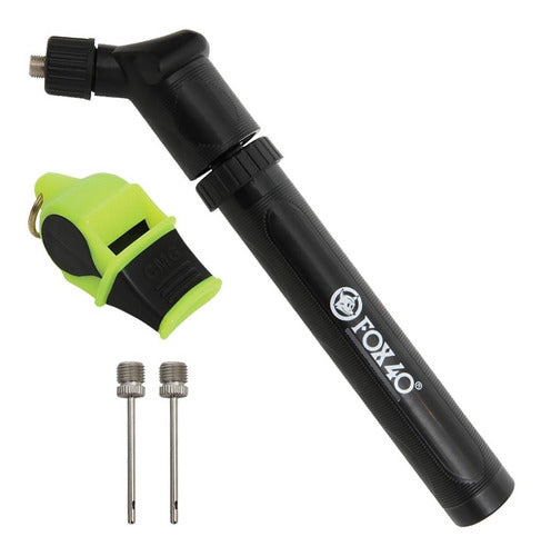 Fox 40 Sonik Blast CMG Whistle Set with Original Handheld Double Action Inflator 0
