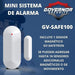 Governor Mini Alarm System Safe100 + 4 AAA Batteries + 5 CR2032 1