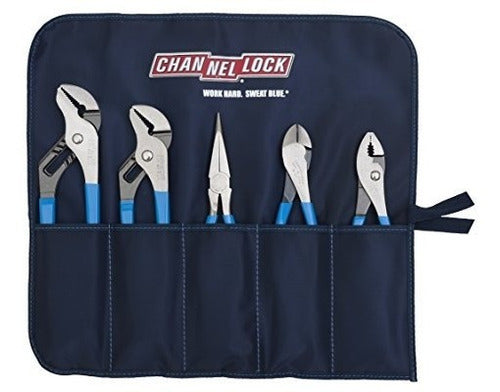 Juego De Alicates Channellock Toolroll-3 En Funda 5 Piezas 2