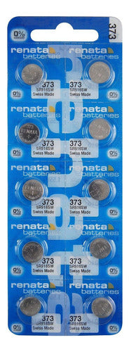 10renata 373electrnico De Xido De Plata Pilas De Mercurio Ce 0