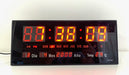 ULI JANUIOT Digital LED Wall Clock Alarm Calendar Temp 36cm 4