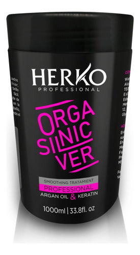 Herko Professional Organic Silver Alisado Orgánico En 1 Paso, 1 L Con Envío Gratis! 0