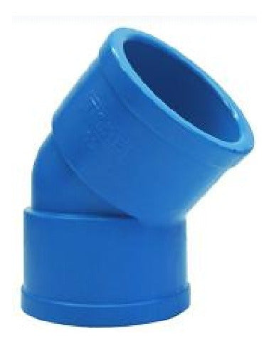 Tigre Caño Codo 45 Pvc Sd Hh 40mm Para Piscina 0