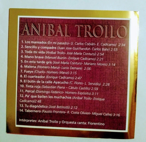 Aníbal Troilo CD - New from the Great Pichuco, Serie De Oro - Aníbal Troilo Cd Nuevo Del Gran Pichuco Série De Oro