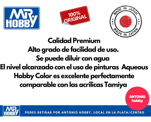 Mr Hobby Aqueous Color H51 Light Gull Gray 1