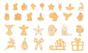 Pack of Laser Cut Vector Files - 250 Christmas Figures 4
