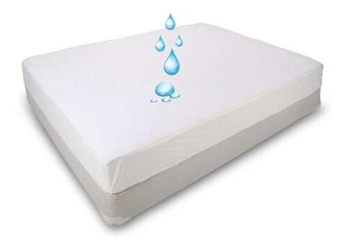 Mat.er Equipamientos Protector Funda Cubrecolchon Impermeable Reforzada 2 1/2 Pz 1