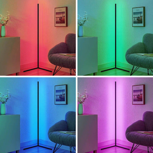 Corner LED Minimalist Design Pixel Type Noxu Floor Lamp with App Control 6