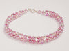 Swarovski Rose AB 2x Silver 925 Bracelet 2