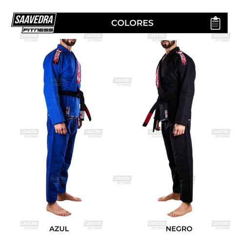 Shiai Classic Traje Jiu Jitsu Tramado Resistente Bjj Safit 6