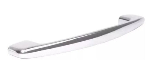 EMR TR.128 Bright Chrome Matte Zamak Pull Handle by Tuyu Hardware 0